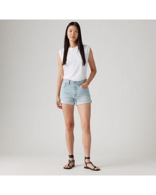 Levi's Blue Levi's 501 Rolld Shorts