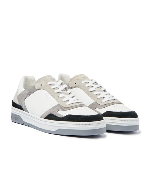 Mallet White Barnsley Low-Top Trainers for men