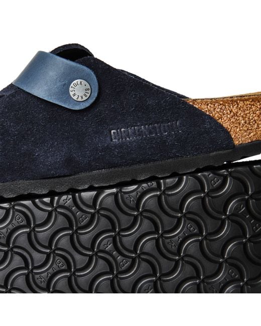 Birkenstock Blue Bstk Boston Oiled Leat 64