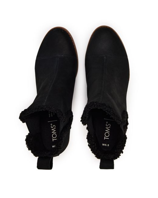 TOMS Black Boot Ladies