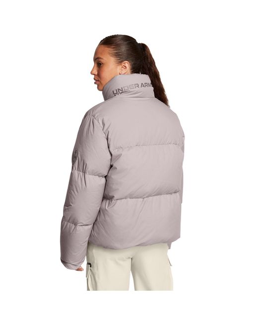 Under Armour Gray Limitless Weather-Resistant Puffer Jacket