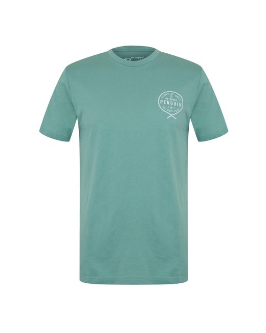 Original Penguin Green Lettering Regular Fit T-Shirt for men