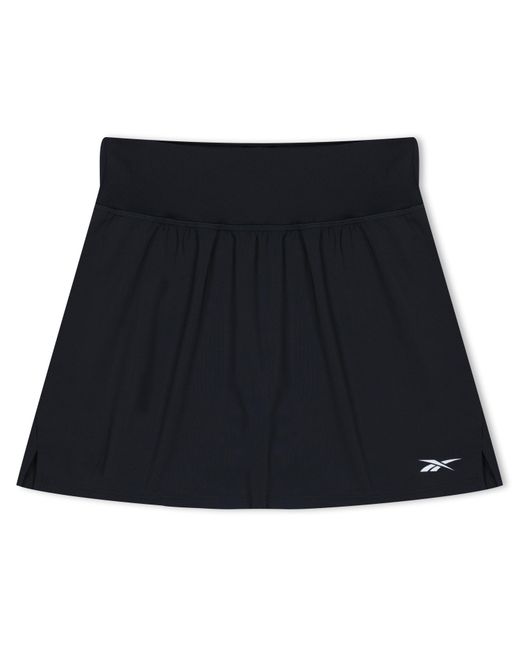 Reebok Black Workout Ready Vector Skirt Denim Short