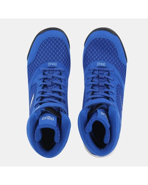 Everlast Blue Pro Elite Boxing Boots for men
