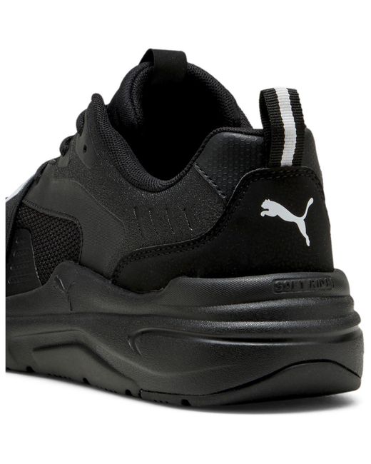 PUMA Black Softride Wired 2 Sneakers for men