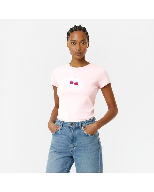 Jack Wills Pink Jw Fruit Baby Slim Fit T-Shirt