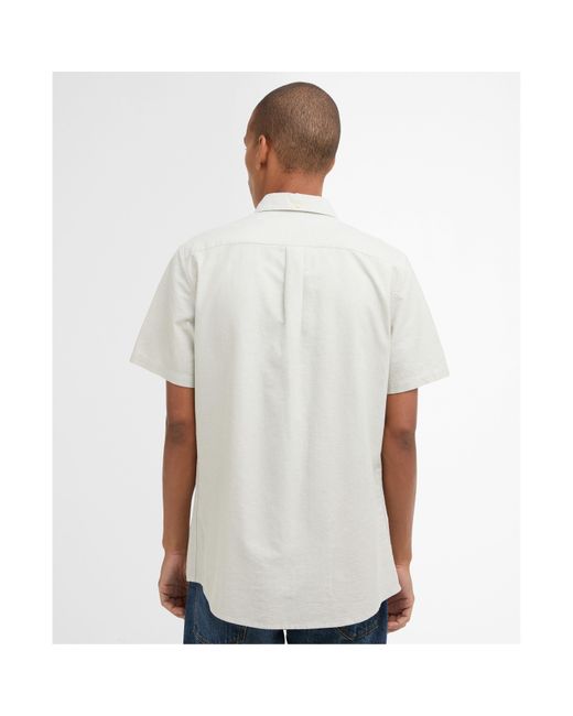 Barbour White Oxtown Shirt for men