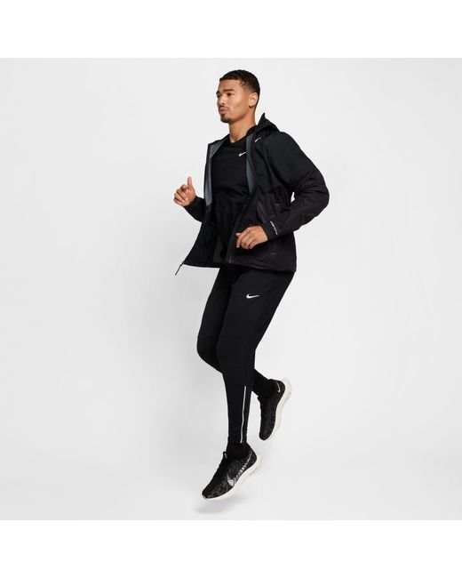 Nike Black Aeroswift Storm-Fit Aerogami Running Jacket for men