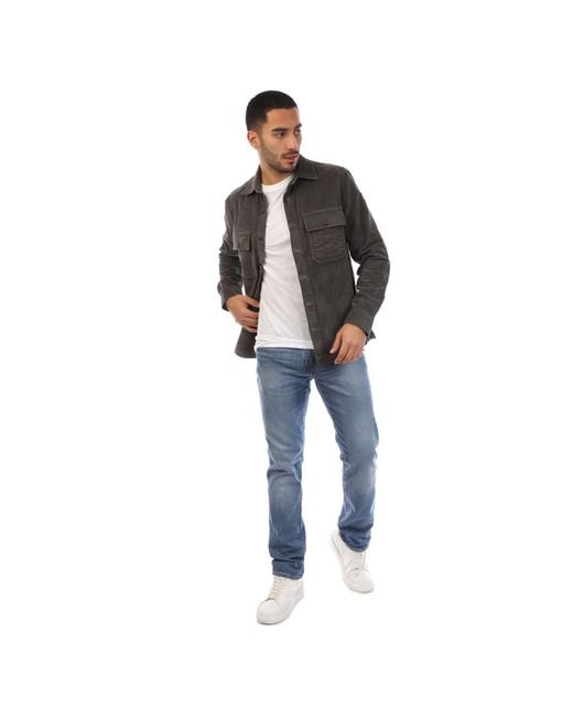 Belstaff Black Corduroy Fallgate Shirt for men