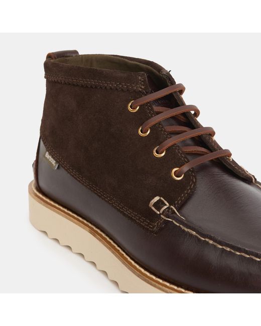 Barbour Brown Hadston Chukka Boots for men