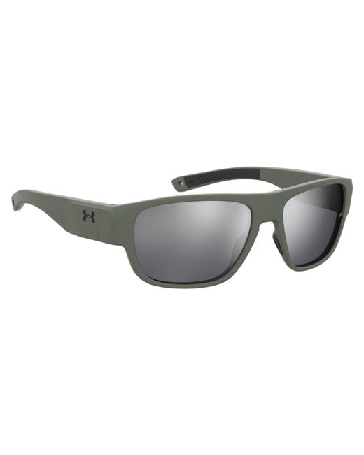 Under Armour Gray Scorcher Wayfarer Sunglasses for men
