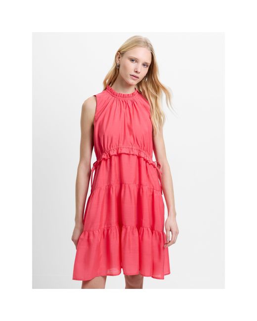 French Connection Red Swing Dress