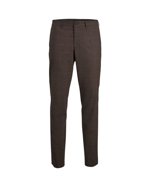 Jack & Jones Multicolor Checkered Smart Trouser for men