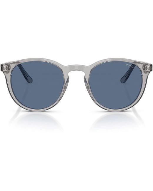 Polo Ralph Lauren Blue Shiny Semi Trasp 0Ph4110 Phantom Sunglasses for men