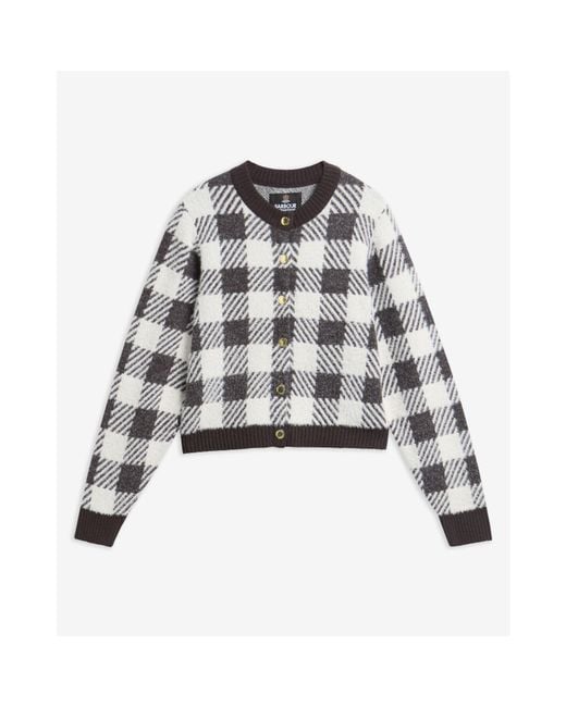 Barbour Gray B.Int Halina Knt Car Ld64