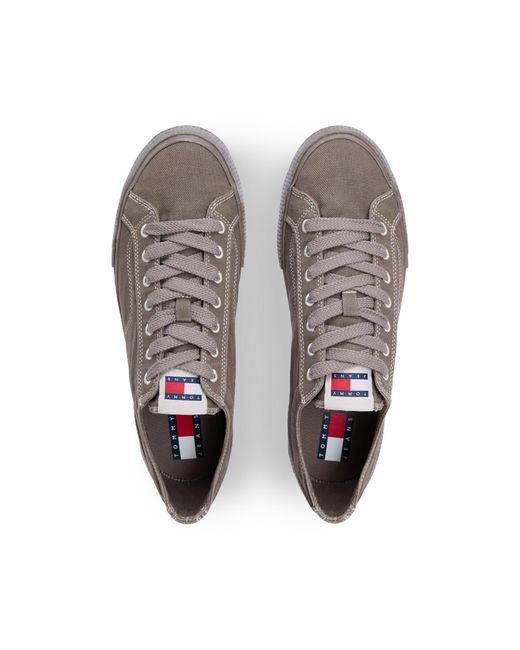 Tommy Hilfiger Gray Court Trainers for men
