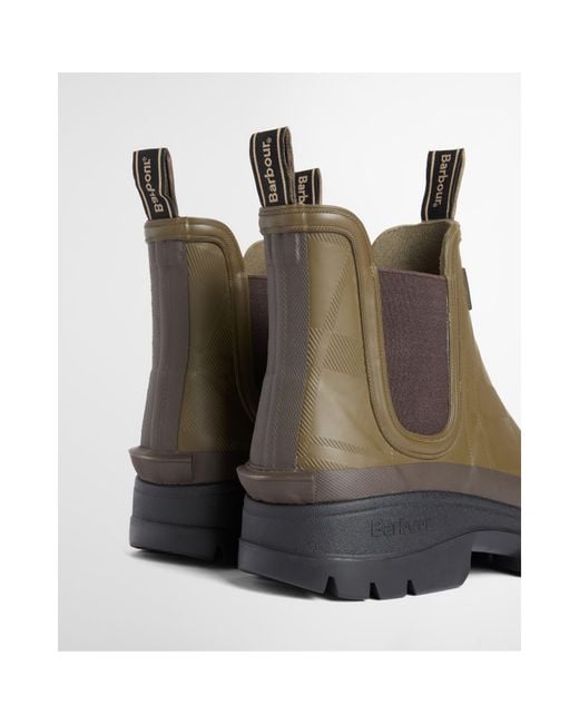 Barbour Brown Breacon Chelsea Wellies for men