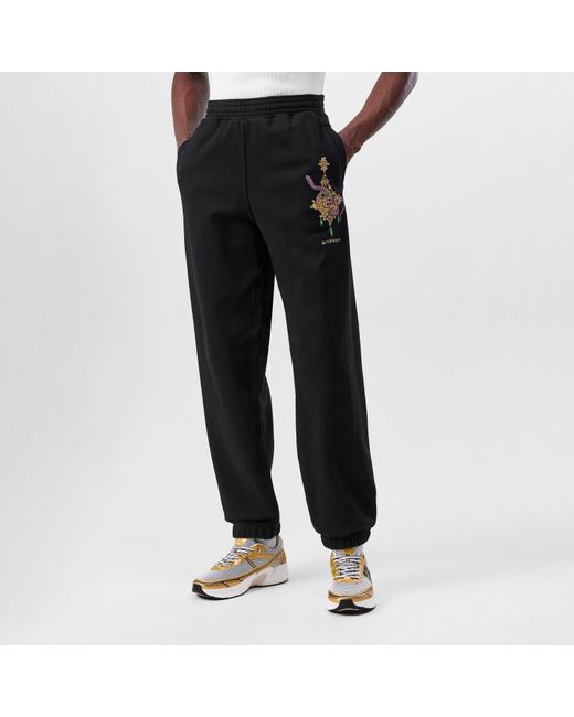 Givenchy Black Graphic Joggers for men