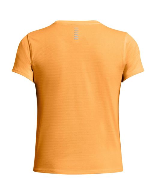Under Armour Orange Streaker Ss Running Top
