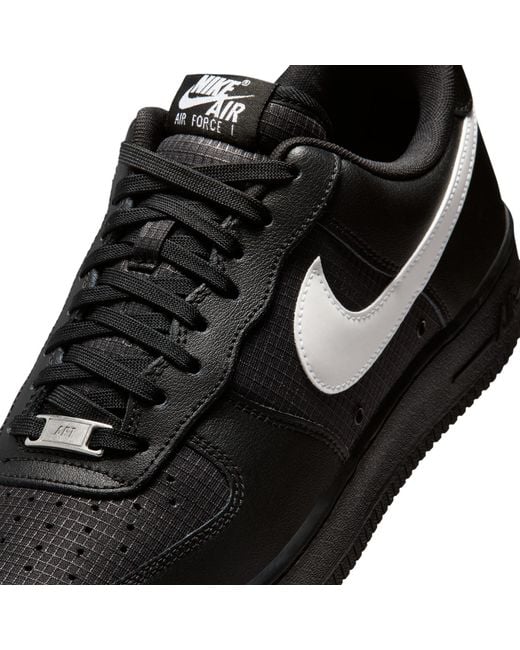 Nike Black Air Force 1 07 Shoes for men