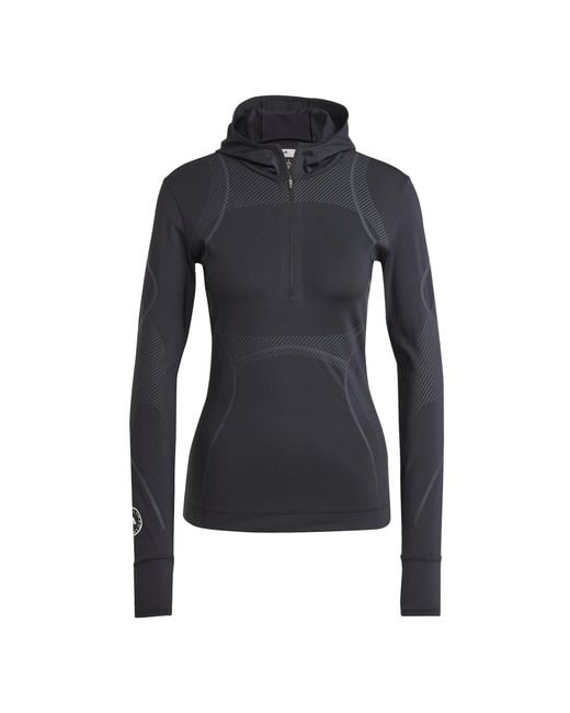 Adidas By Stella McCartney Black Truepace Running Long Sleeve Top