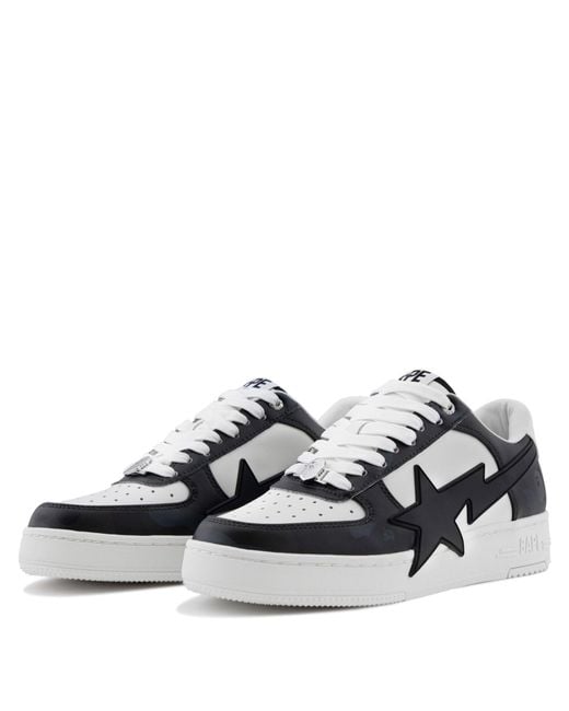 A Bathing Ape Blue Sta Low-Top Trainers for men