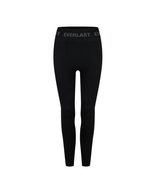 Everlast Black Seamless Logo Yoga Pants