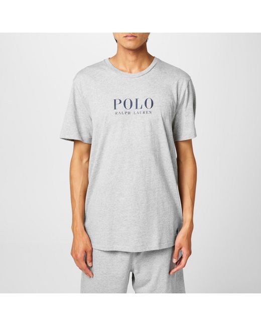 Polo Ralph Lauren Gray Box Logo T-Shirt for men