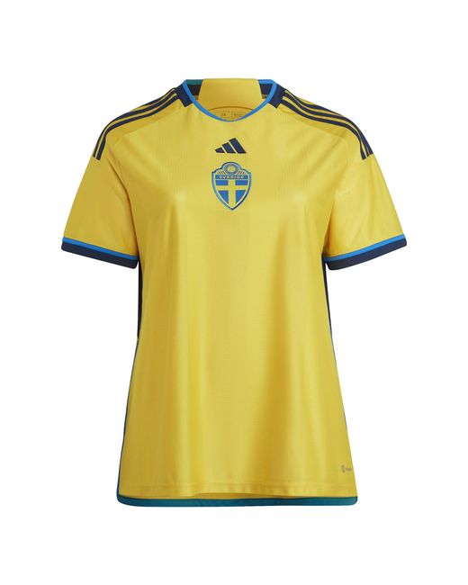 Adidas Yellow Sweden Home Shirt 2022