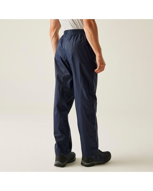 Regatta Blue Pack-It Overtrousers for men