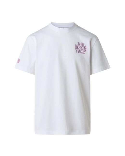 The North Face White Tnf Drip Graph Tee