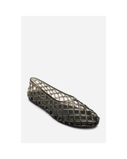 Where's That From Brown Where's Clear Jelly Ballet Pumps