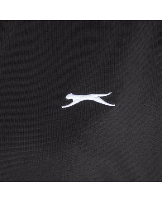Slazenger 1881 Black Slaz Bomber Tracksuit Top