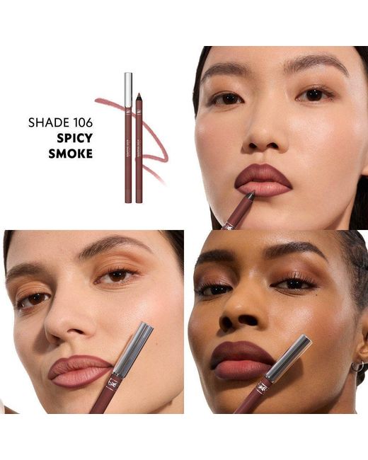 Saint Laurent Multicolor Ysl Lovenude Kiss Shaper Sculpting Lip Liner