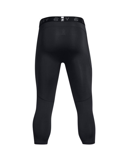 Under Armour Blue Ua Curry Brand 3/4 Lgs Baselayer Legging for men