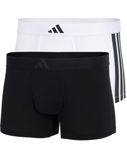 Adidas Black 2 Pack Boxers for men