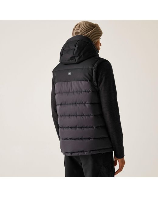 Regatta Black Aldthorn Bodywarmer Water-Repellent Insulated Sleeveless Gilet for men