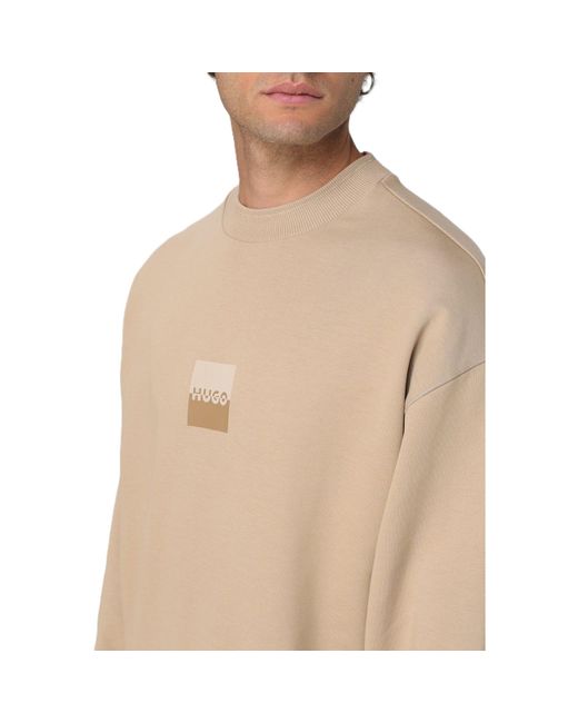 HUGO Natural Dusplited Polo Shirt for men