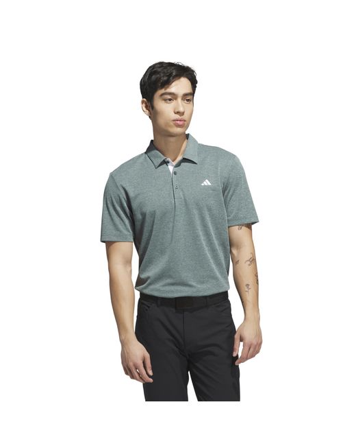Adidas Green Heather Polo Shirt for men
