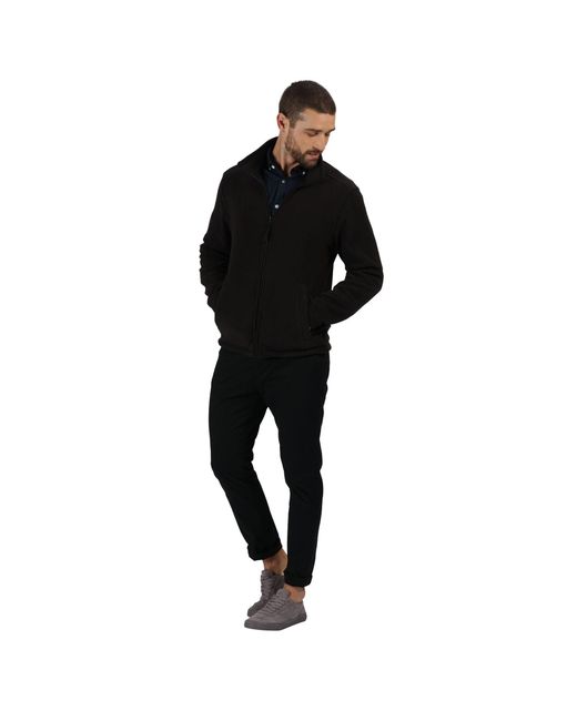 Regatta Black Micro Full-Zip Fleece for men
