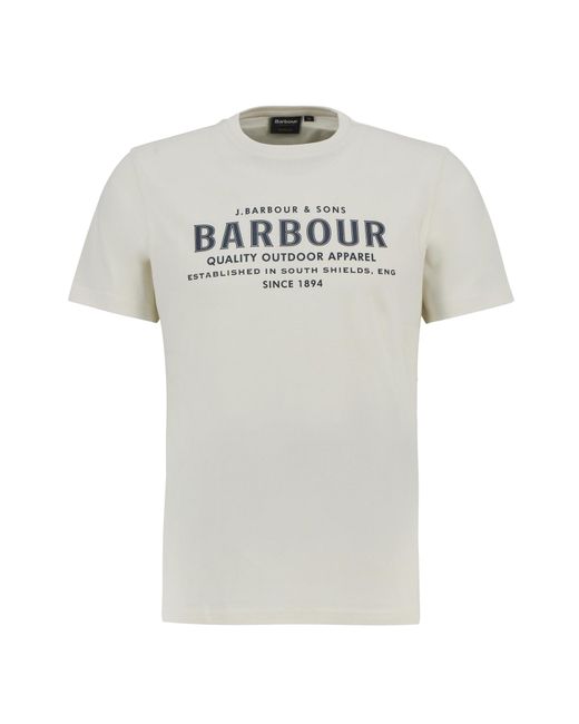 Barbour Gray Moorside T-Shirt for men