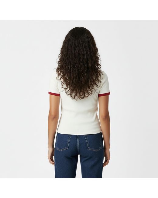 Jack Wills White Pop Graphic Baby Slim Fit T-Shirt