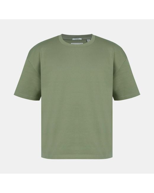 Jack Wills Green Jw Boxy Tee Cotton Short Sleeve Fit T-Shirt for men