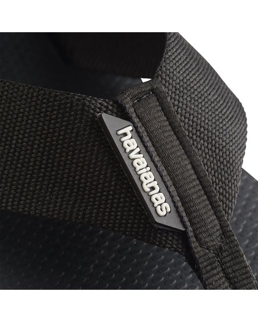 Havaianas Black Urban Basic Rubber Sole Flip Flops for men