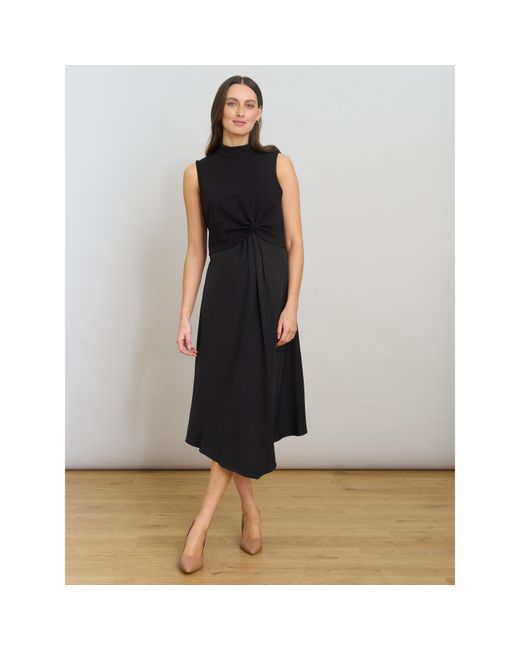 Gina Bacconi Blue Ashlee Midi Dress