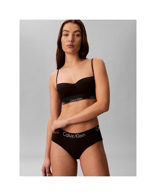 Calvin Klein Black Balcony Bra