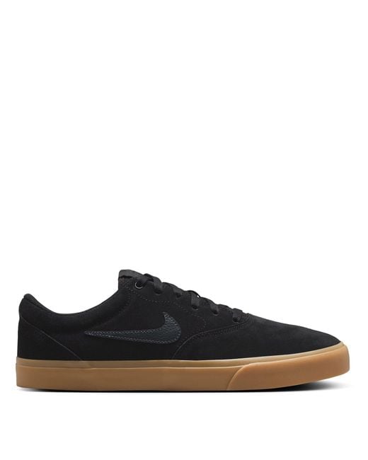 Nike Blue Charge Low Suede Shoes for men
