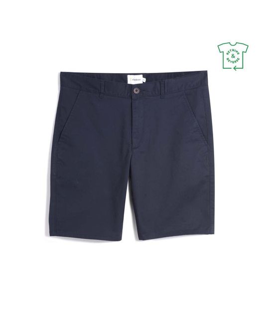 Farah Blue Hawk Chino Shorts for men
