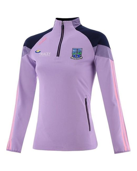 O'neill Sportswear Purple Fermanagh Rockway Brushed Half Zip Top Ladies