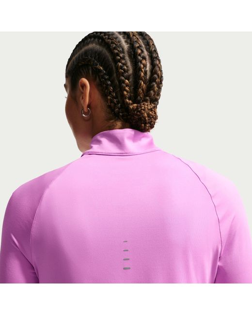 Nike Purple Swift 1/4-Zip Running Top